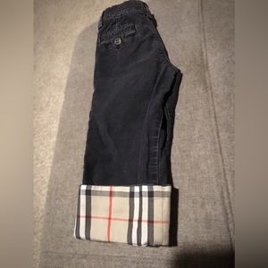 Burberry toddler corduroy pants